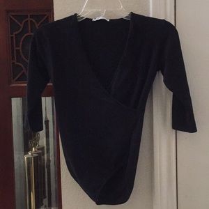 Zara Black bodysuit